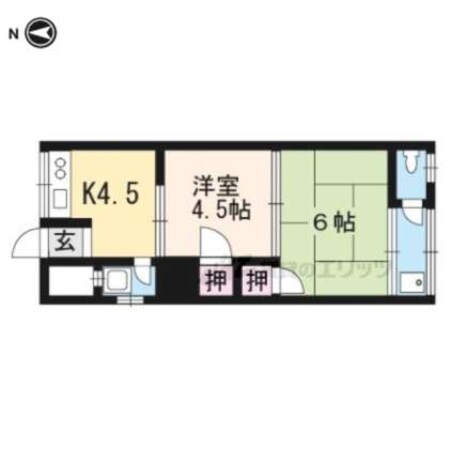 ハイツ白龍の物件間取画像